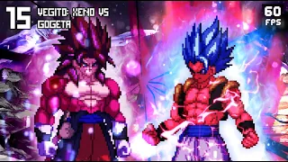 [What-If 15] Xeno Vegito VS Gogeta (Limit-Break Super Saiyan 4/Super Saiyan Blue Evolution Kaioken)