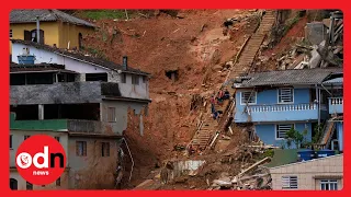 SHOCKING Footage Shows the Landslide that Hit Brazilian City