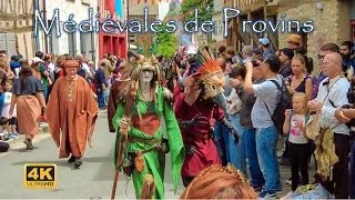 Provins, France - Médiévales de Provins - Parade [4K UHD]