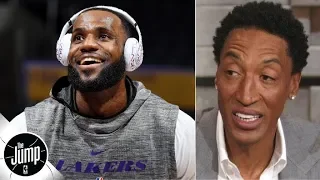 Scottie Pippen reacts to LeBron calling himself GOAT: 'You can't say you're the greatest' | The Jump