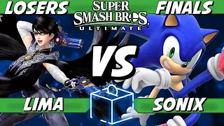 Coinbox IRL - Lima (Bayo) vs Sonix (Sonic) Losers Finals - Smash Ultimate