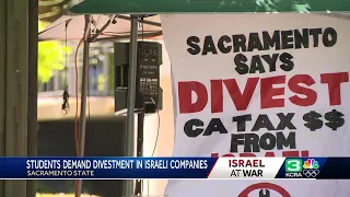 Pro-Palestinian Sacramento State students protest Israel
