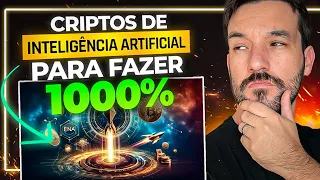 TOP 3 CRIPTOMOEDAS DE INTELIGÊNCIA ARTIFICIAL PARA FAZER 1000% EM 2024