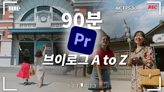 프리미어프로 단 90분만에 여러분은 여행 영상을 만들게 됩니다.