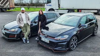 LE JEUNE COUPLE EN GOLF 7 GTI 🙋‍♂️🙋‍♀️ C'EST DU JAMAIS VU 😱