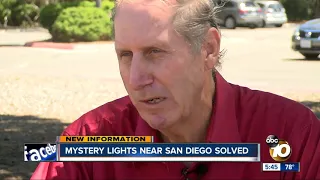 Mystery 'UFO' lights near San Diego