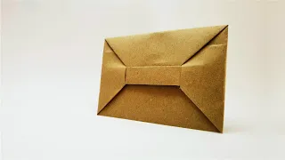 How to Make an Easy Origami Envelope. Origami Paper Crafts