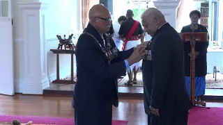Fijian President bestows the 50th Independence Anniversary Medals