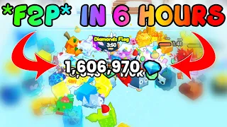 New *BEST F2P* way to grind 💎7M Diamonds a day in Pet Simulator 99