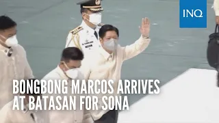 Bongbong Marcos arrives at Batasan for Sona