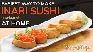 Simplest way to make INARI SUSHI (Inarizushi) with The Sushi Man