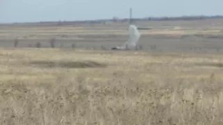 Видео, как бойцы АТО уничтожили танк боевиков