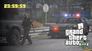 I did not move in gta 5 game for 24 hours, what happened?