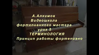 Видеошкола фортепианного мастера, урок 5. Терминология, принцип устройства и работы