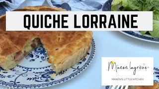 How to make a quiche Lorraine l French style l Manon's Little Kitchen