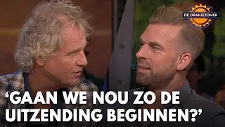 Rutger verrast door opmerking Jeroen Pauw: ‘Gaan we nou zo de uitzending beginnen?’ | DE ORANJEZOMER