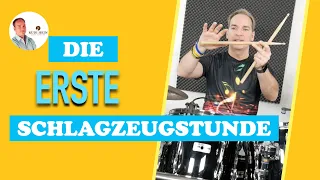 Deine erste Schlagzeugstunde - mit Schlagzeuglehrer Rudi Hein - Schlagzeug lernen für Anfänger