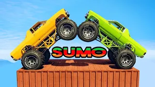 INSANE MONSTER TRUCK SUMO! (GTA 5 Funny Moments)  Sabhko giraya पानी mai 😂