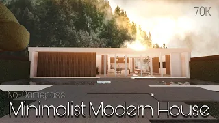 BLOXBURG | Minimalist Modern House | No-Gamepass | House Speedbuild