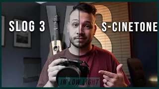 Is S-CINETONE really better than SLOG3 in LOW LIGHT? Sony a7IV