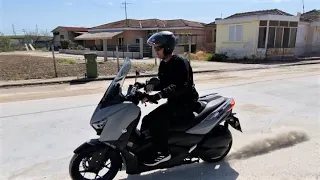 YAMAHA XMAX 300 - traction control test