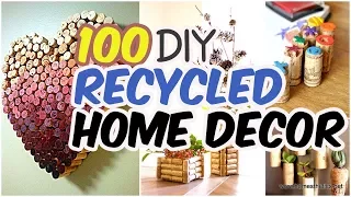 💗 100 Insanely Creative DIY Recycled Home Decor Projects 💗 Home Decor Ideas