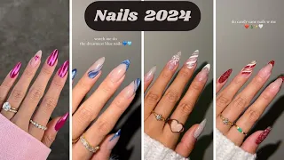 New year nails 2024 design| 2024 nail trends| new nails 💅