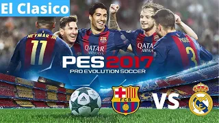 El Clásico и Лига Чемпионов. Карьера за Барселону в PES 2017. Часть 2