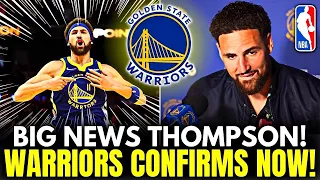 🔥 HOW CRAZY! THE NBA WAS IN SHOCK! KLAY THOMPSON CONFIRMS! WARRIORS NEWS! GOLDEN STATE WARRIORS NEWS