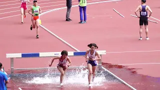 [4k]女子1部　3000mSC　決勝　関東インカレ2022　2022年5月22日(日)