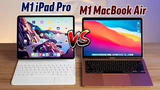 M1 iPad Pro 12.9 vs M1 MacBook Air - The BETTER Laptop?!