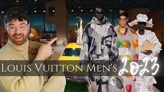 Louis Vuitton Men's Fall Fashion Show 2023 | Fashion Show Reaction | New Louis Vuitton Bags 2023