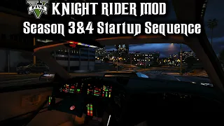 Knight Rider Mod for GTA 5 Season 3&4 Startup Sequence Animation