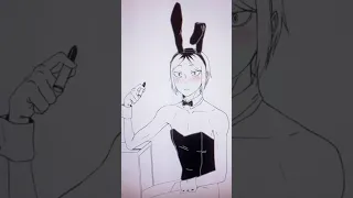 Playing a little dress up 🌝🤭🐇|| #haikyuu #cute #tiktok #kuroo #kenma #kuroken #shprts [©®amirtwo]