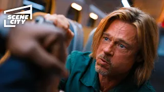 Bullet Train: Ladybug vs. Lemon Fight Scene (Brad Pitt, Brian Tyree Henry)