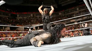 SETH ROLLINS BETRAYS THE SHIELD WWE RAW