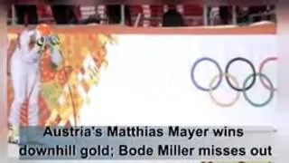 Sochi 2014 Austrias Matthias Mayer wins mens downhill gold medal