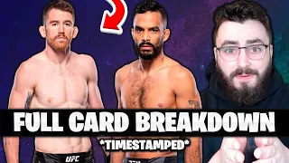 Full Card Predictions - UFC Nashville: Sandhagen vs Font | Breakdowns & Best Betting Tips