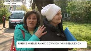 Russia's missiles rained down on the Odesa region