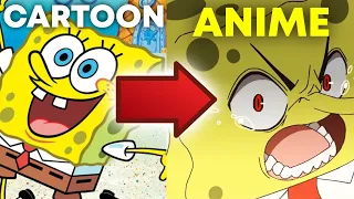 How I made SpongeBob into ANIME - Behind the Scenes