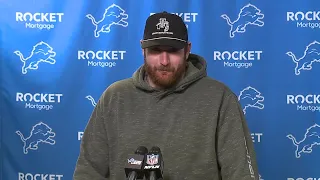 Detroit Lions C Frank Ragnow on the team's second playoff win