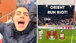 LEYTON ORIENT 3-0 BRADFORD CITY - FANS vs PLAYERS FIGHT & 30-YARD SCREAMER!