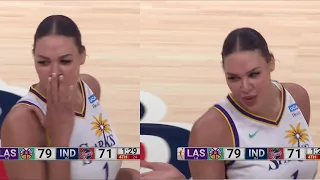 Liz Cambage Blows Kiss To Fan That Said "I Love You" After She Committed Silly Foul In The Backcourt