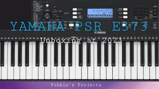 Unboxing of YAMAHA PSR E 373