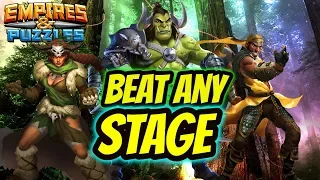 How to complete any stage (quest/event) in Empires and Puzzles