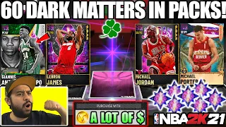 NEW GUARANTEED SUPER PACKS WERE FULL OF DARK MATTER PULLS IN NBA 2K21 MYTEAM PACK OPENING