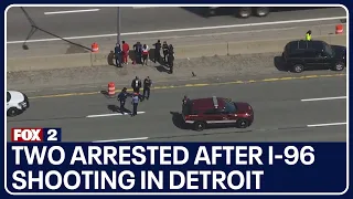 Two arrested after I-96 shooting in Detroit