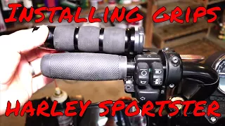 How to Install Grips on a Harley Davidson Sportster