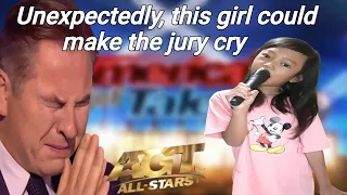 Golden buzzer : All the judges cried when he heard the song Scorpions with an extraordinary voice