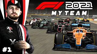 F1 2021 MyTeam #1: LES DÉBUTS DE MON ÉQUIPE EN F1 !